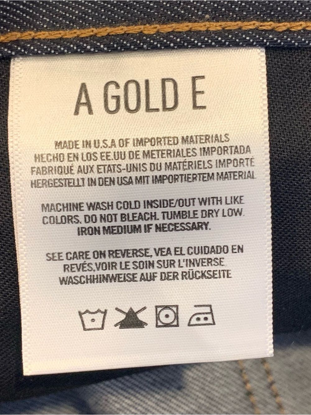 AGOLDE Dark Wash Denim Jeans Size 29 - Picture 6 of 9
